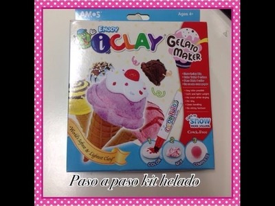 Tutorial como modelar  helado fimo i clay. ice cream polymer clay