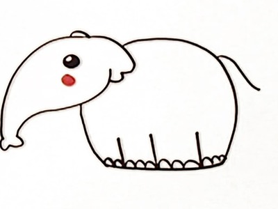 Cómo dibujar un elefante - Manualidades para niños
