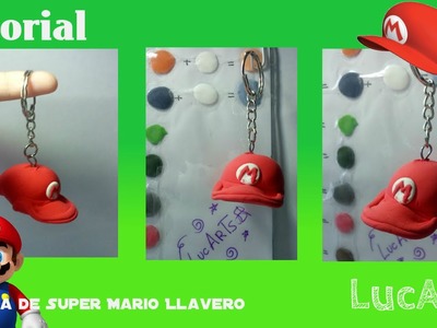 Gorra de Super Mario Tutorial con plastilina. Super Mario´s Cap Polymer Clay Tutorial.