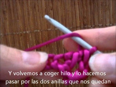 Cómo hacer el punto alto a ganchillo