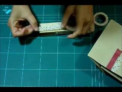 Bolsa decorada con washi tape. Tutorial