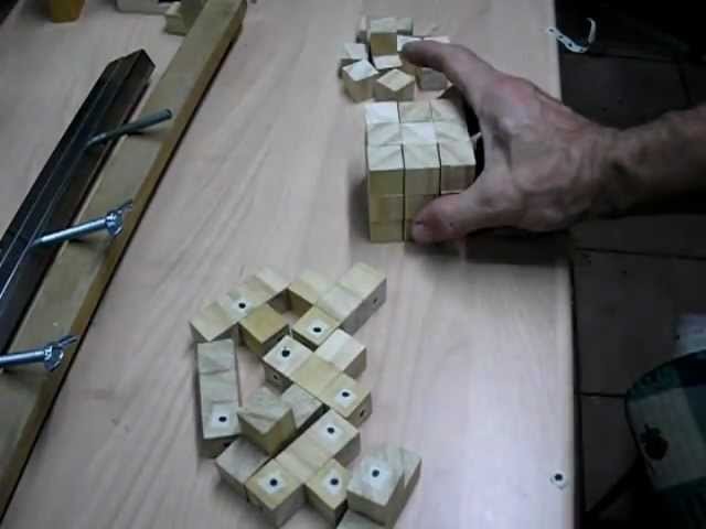 Cómo hacer un Puzzle tipo Dado, en  madera.