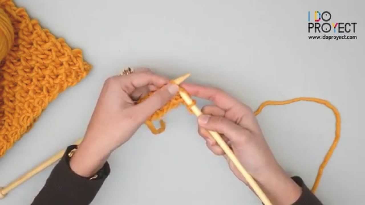 Cómo tejer punto panal honeycomb brioche