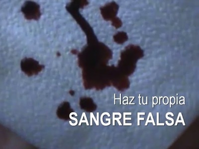 DIY♥ Sangre Falsa comestible | HALLOWEEN