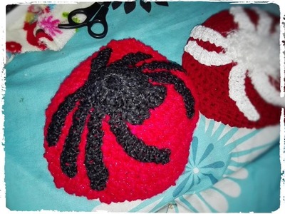 Gorro araña tejido crochet p( 2) todas las tallas