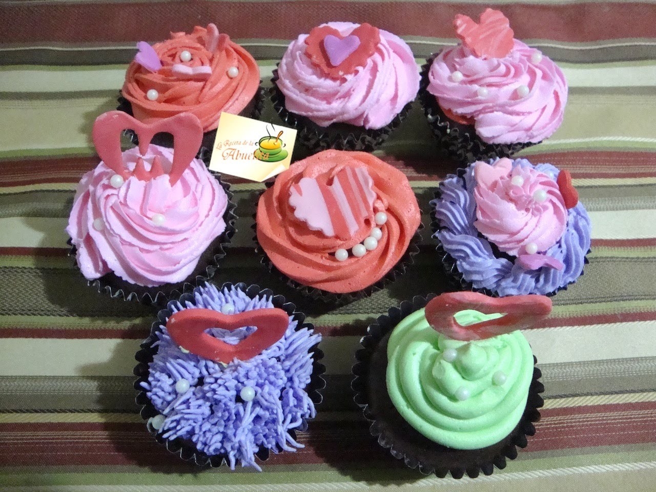 Ideas para decorar cupcakes para el dia de san Valentin Parte 3.3 - La receta de la abuelita