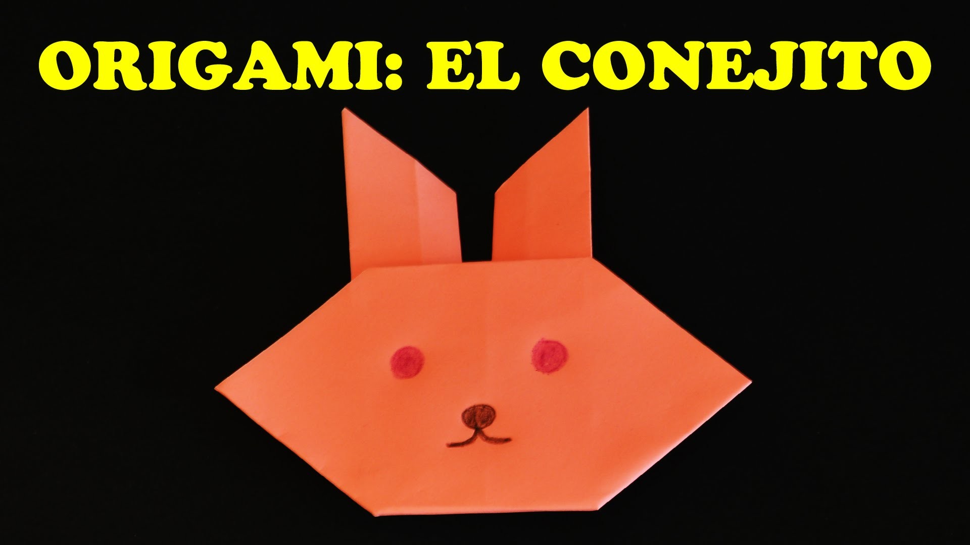 Manualidades con Papel, Origami para Niños Facil El Conejito