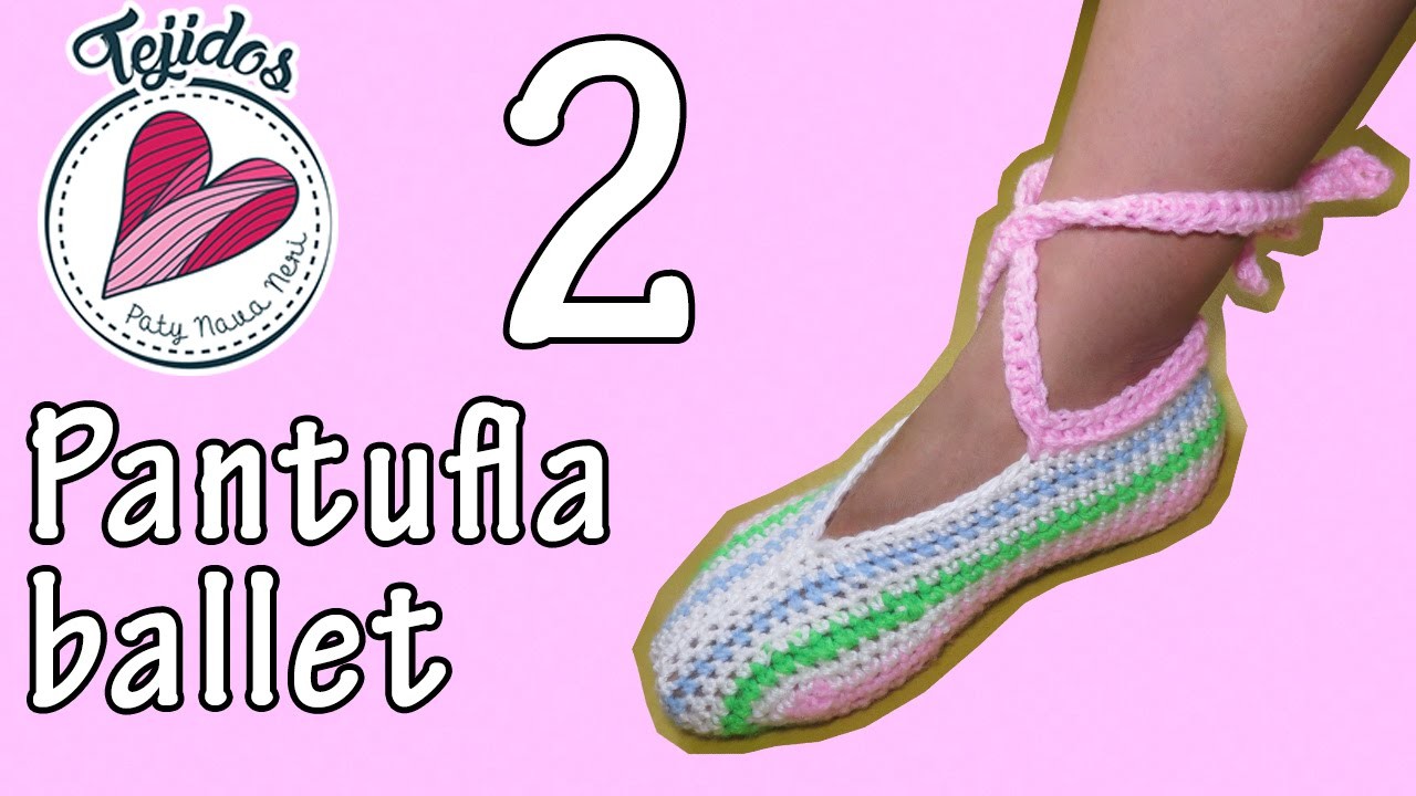 Pantuflas estilo zapatilla de ballet - TUTORIAL Pt. 2.2