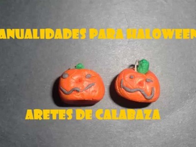 Manualidades Para Halloween,Calabaza aretes o dijes aterradores