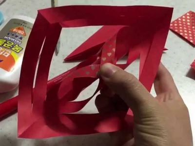 DIY Como hacer Estrella de Navidad de papel-Paper snowflake Christmas star.