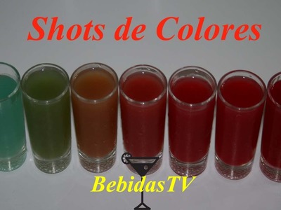 COMO HACER SHOTS DE COLORES - Rainbow Shots - BebidasTV