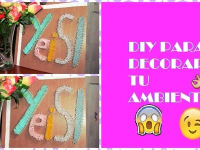 DIY CUADRO TEJIDO ♠ por YeiSI