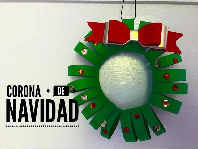 TUTORIAL Corona de navidad Fácil.Easy Christmas Wreath