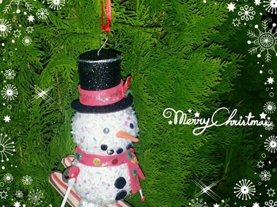 DIY ADORNO DE MUÑECO DE NIEVE
