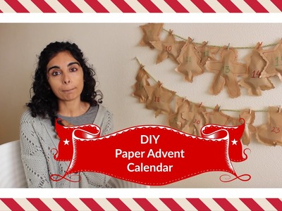 DIY - Calendario Adviento de papel | Manneken