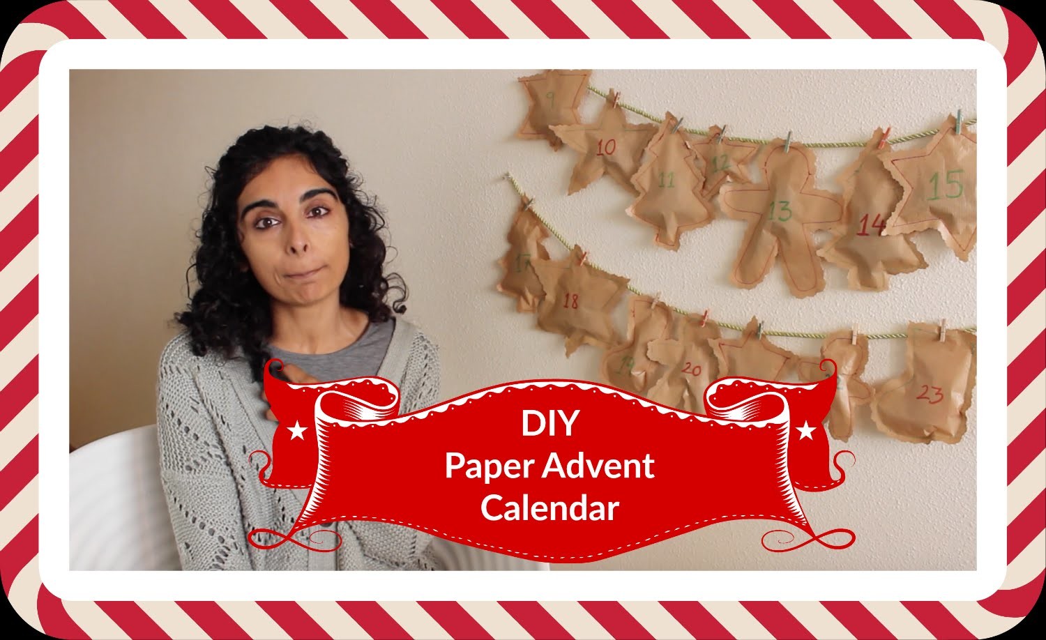 DIY - Calendario Adviento de papel | Manneken