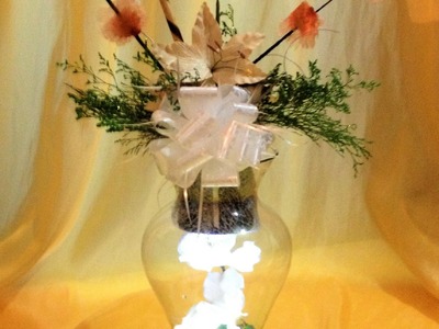 DIY centro de mesa boda XV años elegante fácil lámpara center wedding table lamp