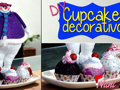 DIY Cupcake Navideño - Nani Ideas