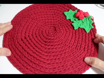 Mantel Individual a Crochet. Decoración Navidad ¡ Christmas ! I cucaditasdesaluta