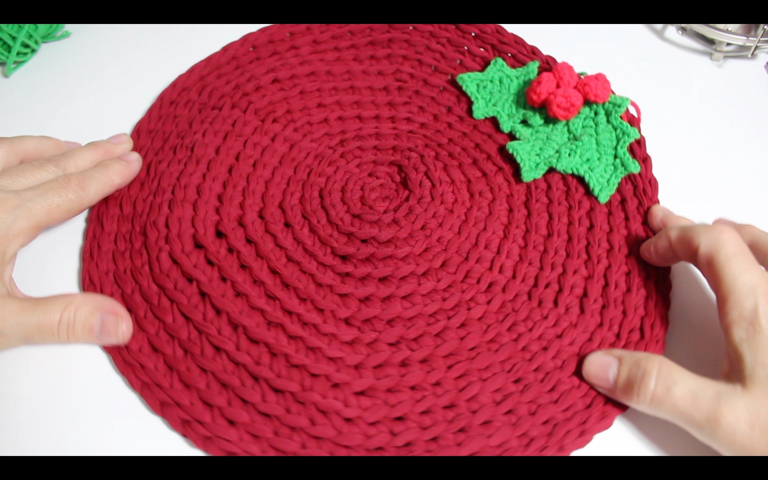 Mantel Individual a Crochet. Decoración Navidad ¡ Christmas ! I cucaditasdesaluta