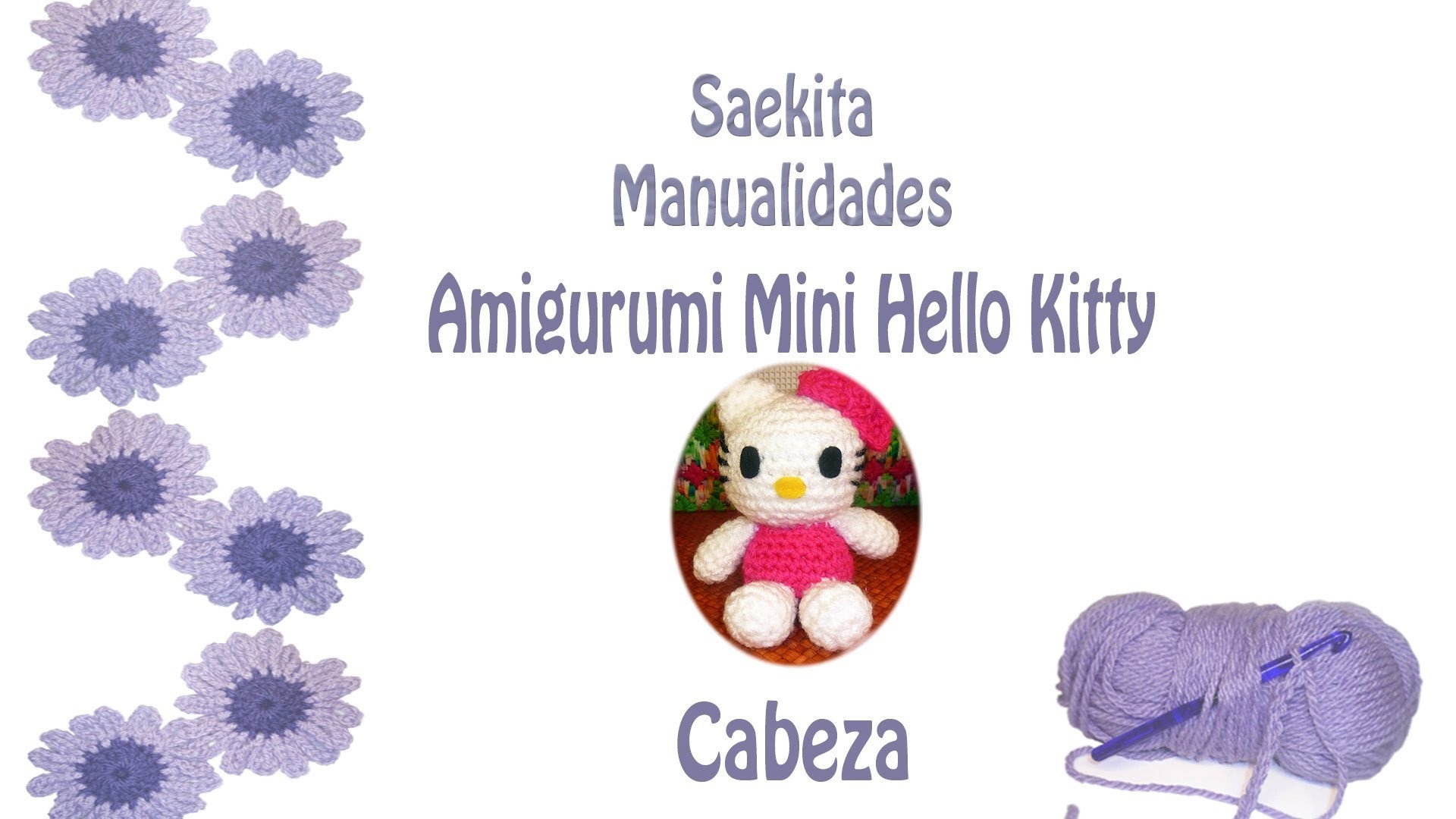 Amigurumi Ganchillo * Mini Hello Kitty * Cabeza (1 de 4)