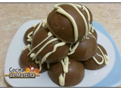Bombones de chocolate fáciles | Recetas de cocina | Cocina de Martina