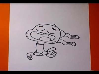 Como dibujar a Gumball paso a paso 3 - El asombroso mundo de Gumball  | How to draw a Gumball 3