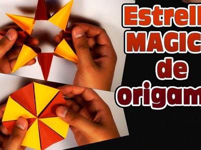 Estrella mágica de origamis con Arte Visual