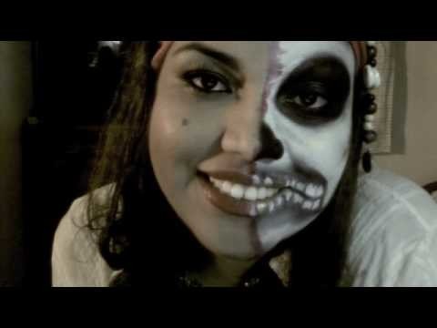 Maquillaje para halloween.pirata fantasma