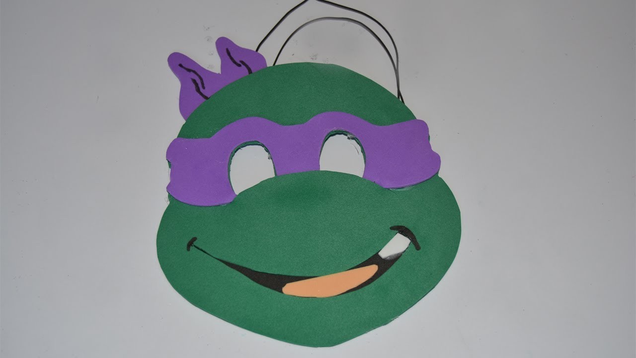 Máscara infantil de Carnaval tortuga ninja Donatello