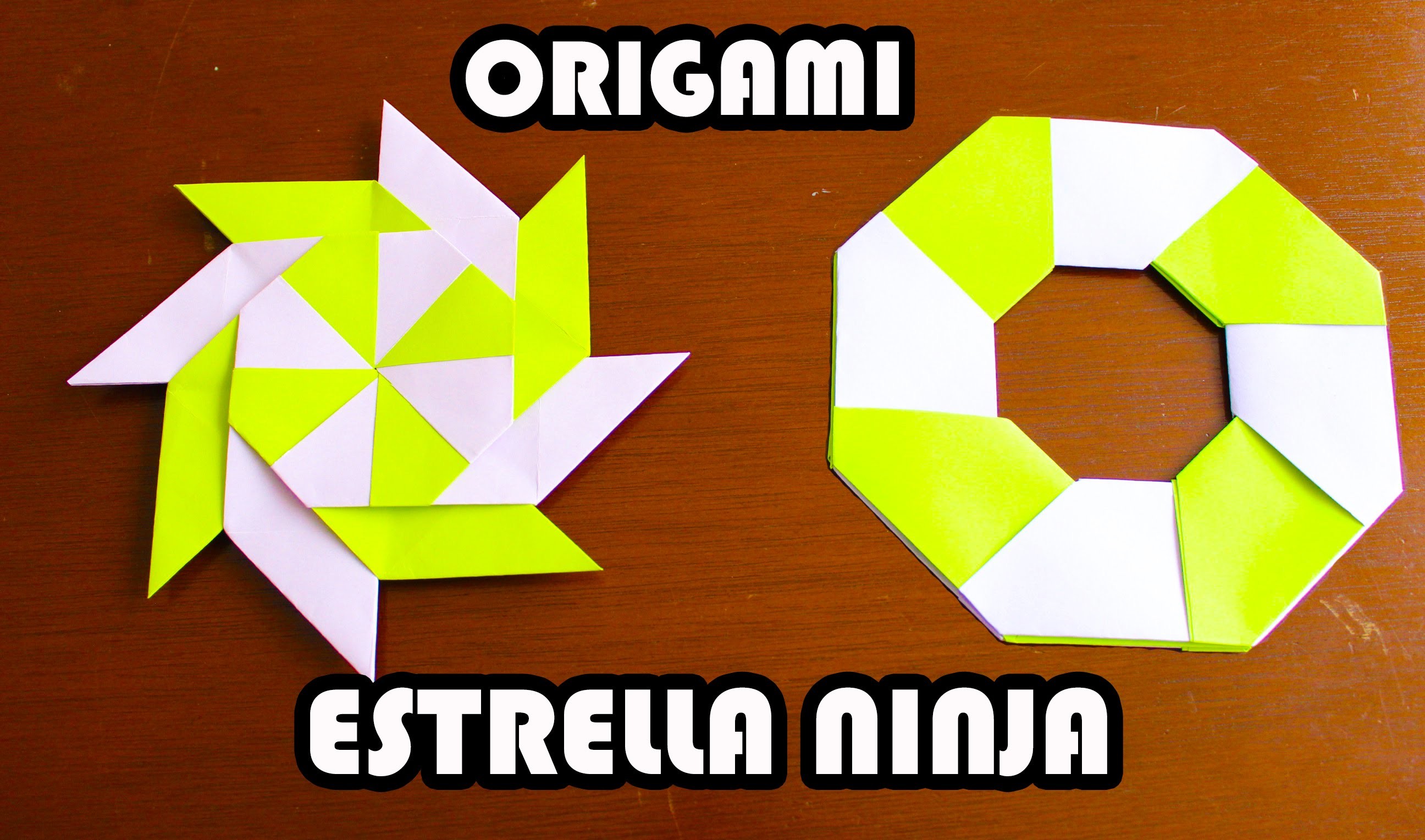 Ninja Star Origami. Estrella Ninja de Origami TUTORIAL!