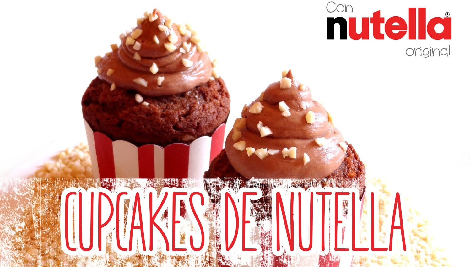 Receta: Cupcakes de chocolate con buttercream de Nutella
