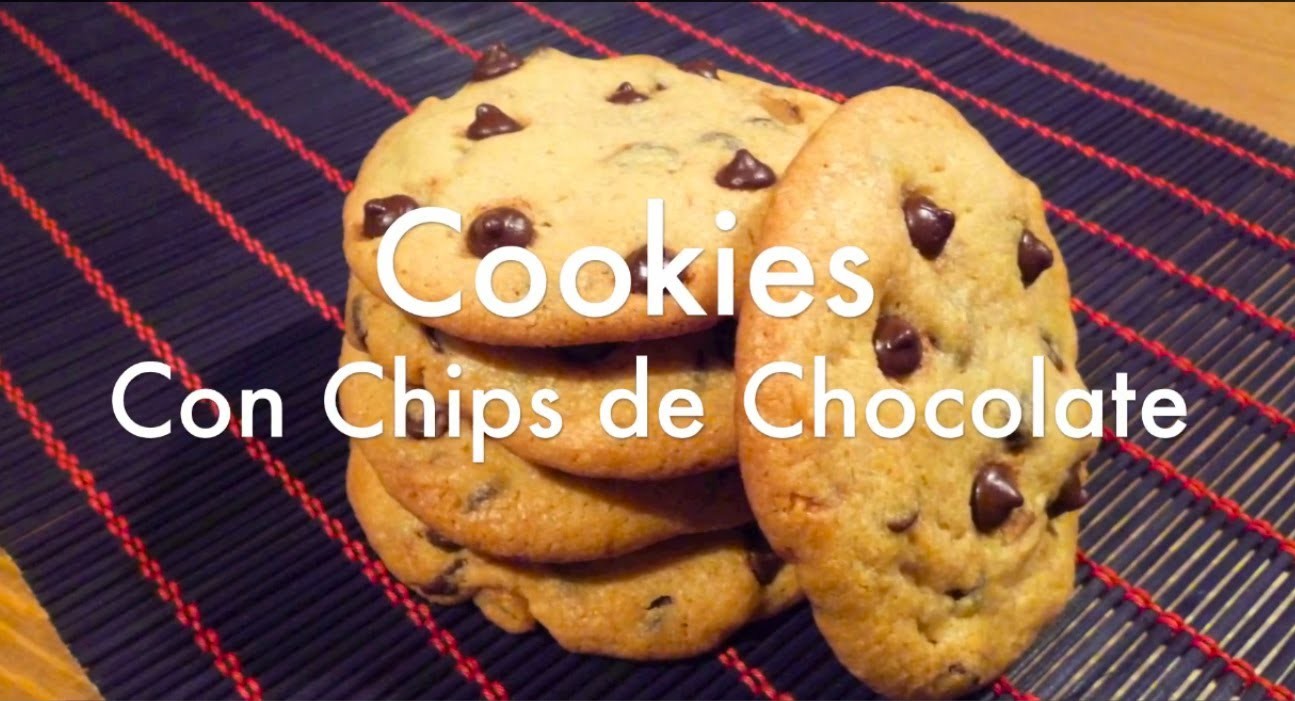 Receta de Galletas Cookies Americanas - Chocolate Chip Cookies Recipe