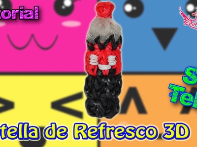 ♥ Tutorial: Botella de Refresco en 3D (sin telar) ♥