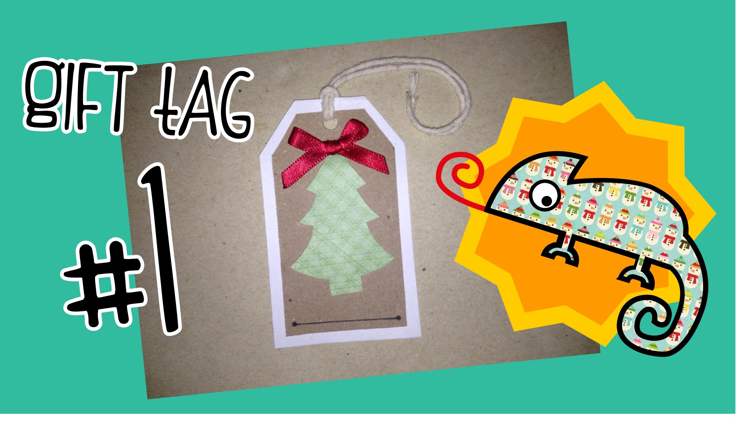 Gift Tag - árbol de Navidad