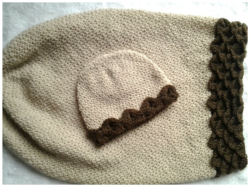 Saco de bebe (cocoon) con gorrito a crochet #tutorial 2