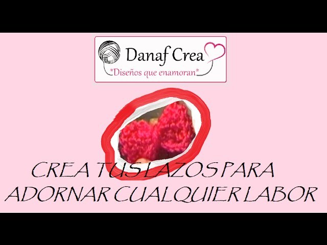 Tutorial de lazo a crochet. Versión Zurdos