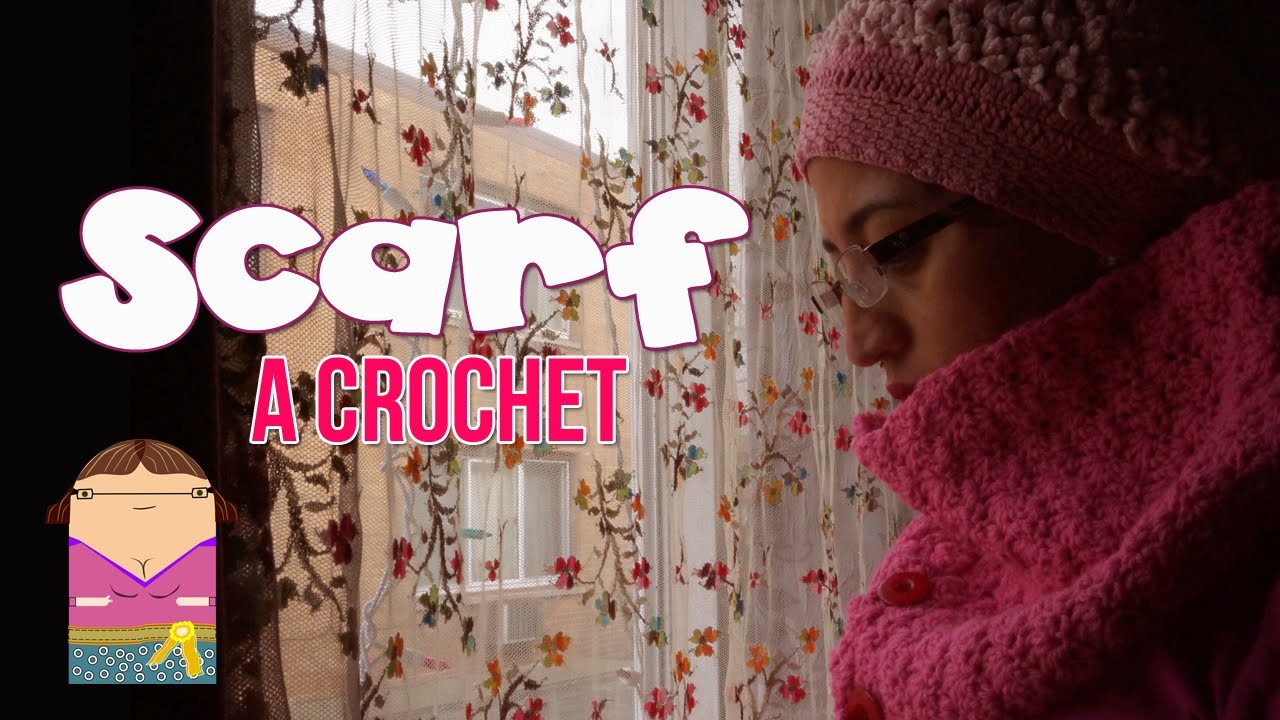 Bufanda Crochet (fishscale)