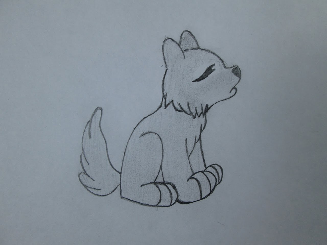 Cómo dibujar un lobo aullando