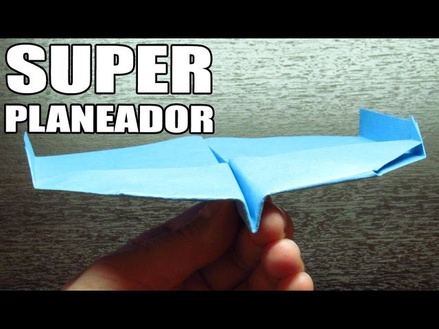 Como hacer un SUPER PLANEADOR con TURBOS | Aviones de papel paso a paso (Muy fácil)