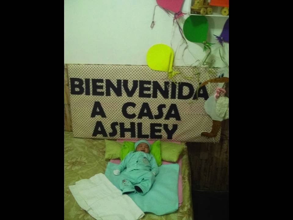 DIY: letrero bienvenida a casa motivo de cigüeña