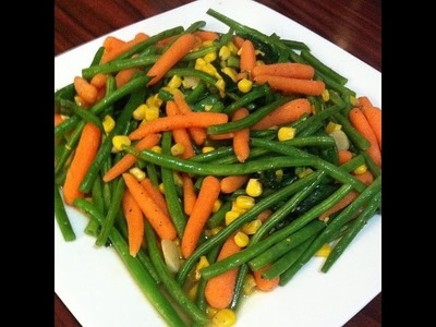 Fiesta de verduras - Comida sana vegetariana - La receta de la abuelita