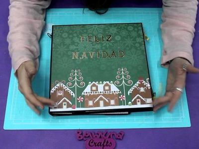 Fotofolio Navideño Sugar Plum  Bellaluna crafts Scrapbooking