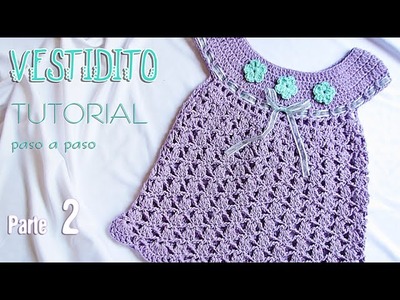 Aprende a tejer un vestido para bebé paso a paso (2 de 2)