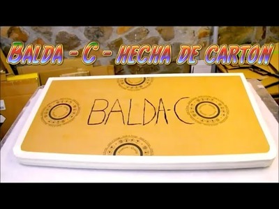 Balda- C - base o repisa hecha con carton para muebles de cartón DIY