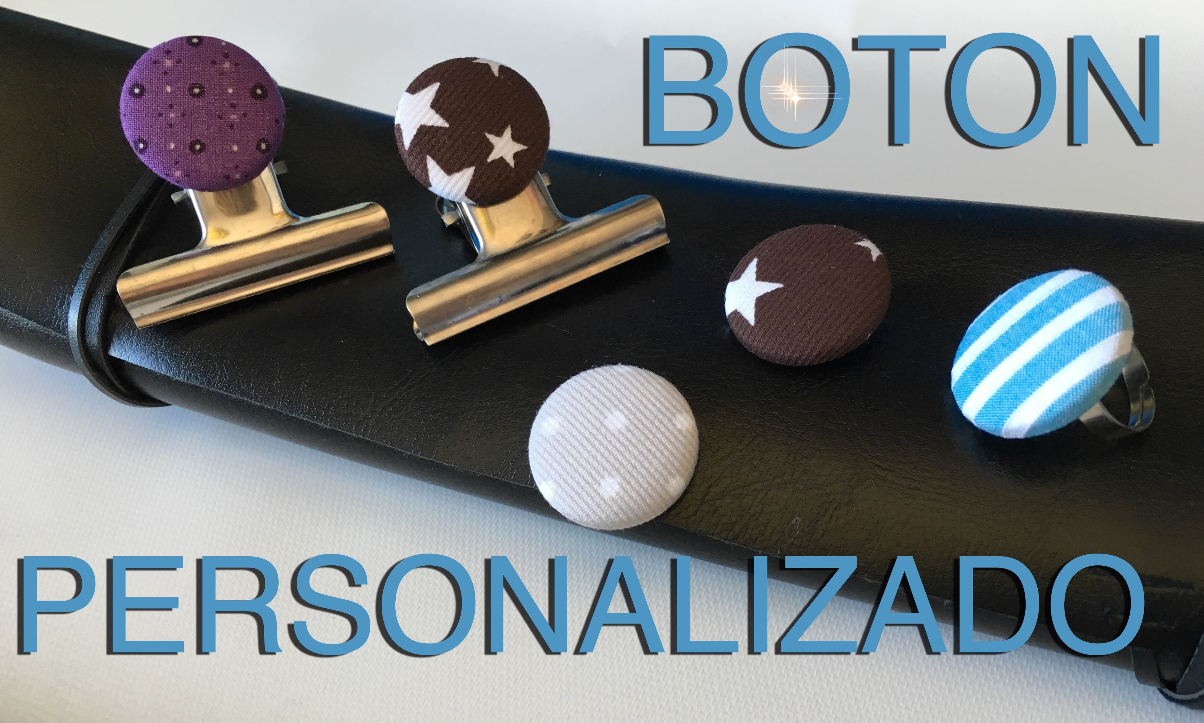 Botones personalizados de tela