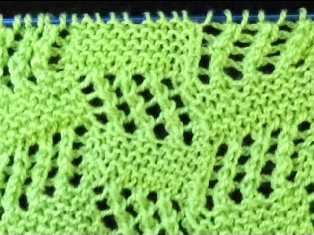 Cómo Tejer Puntada para Colcha de Bebé-Knit Baby Blankets-2 Agujas(310)