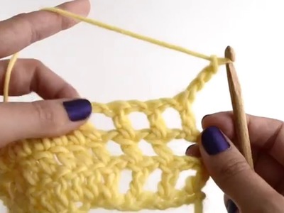 Cómo tejer punto Filet Squares en crochet | WE ARE KNITTERS