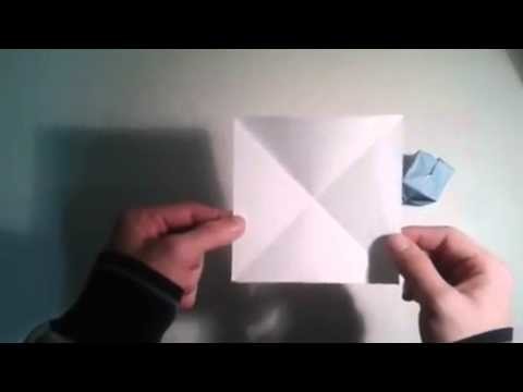 Origami para principiantes  7# Como hacer la base de bomba de agua   [Origami - Papiroflexia]