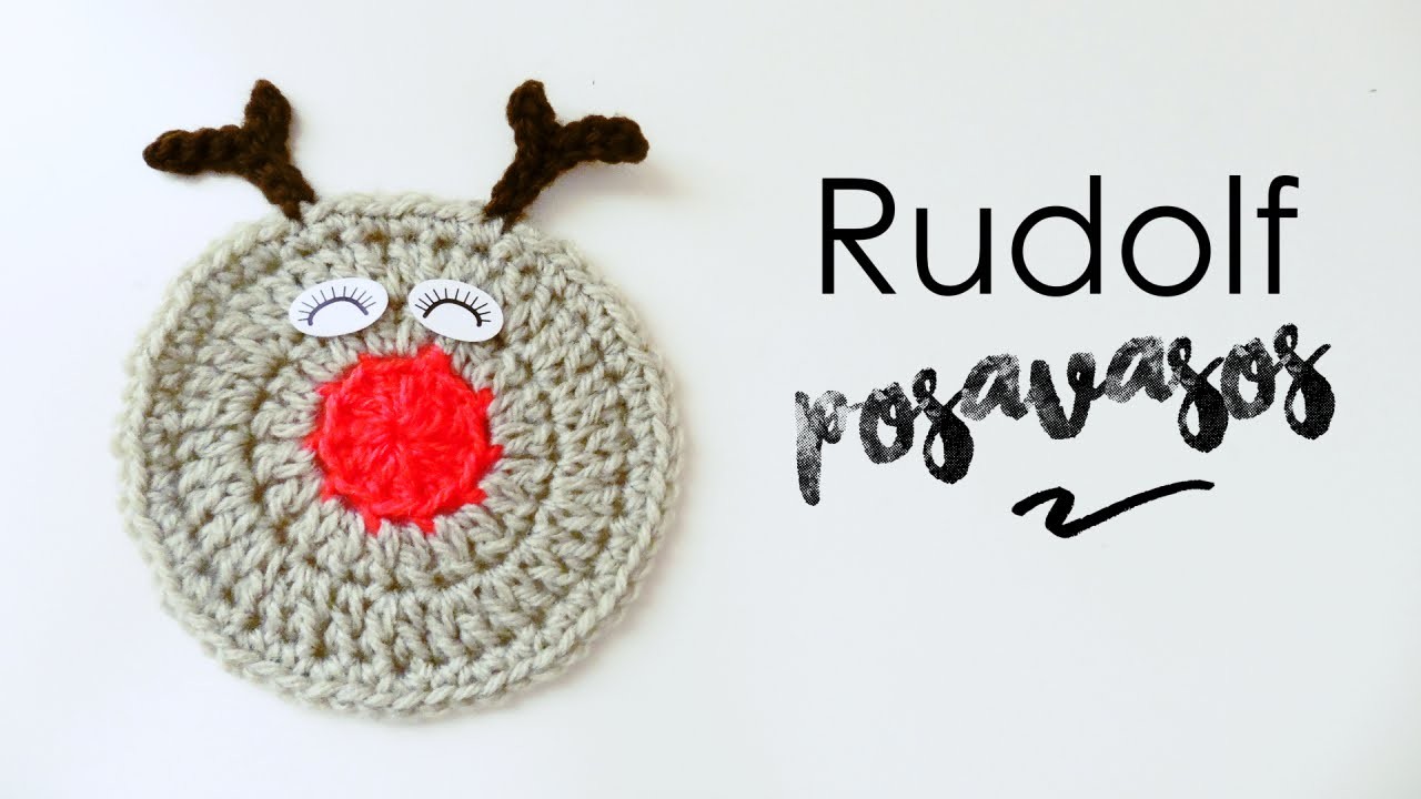 Posavasos de Rudolf el Reno a Crochet